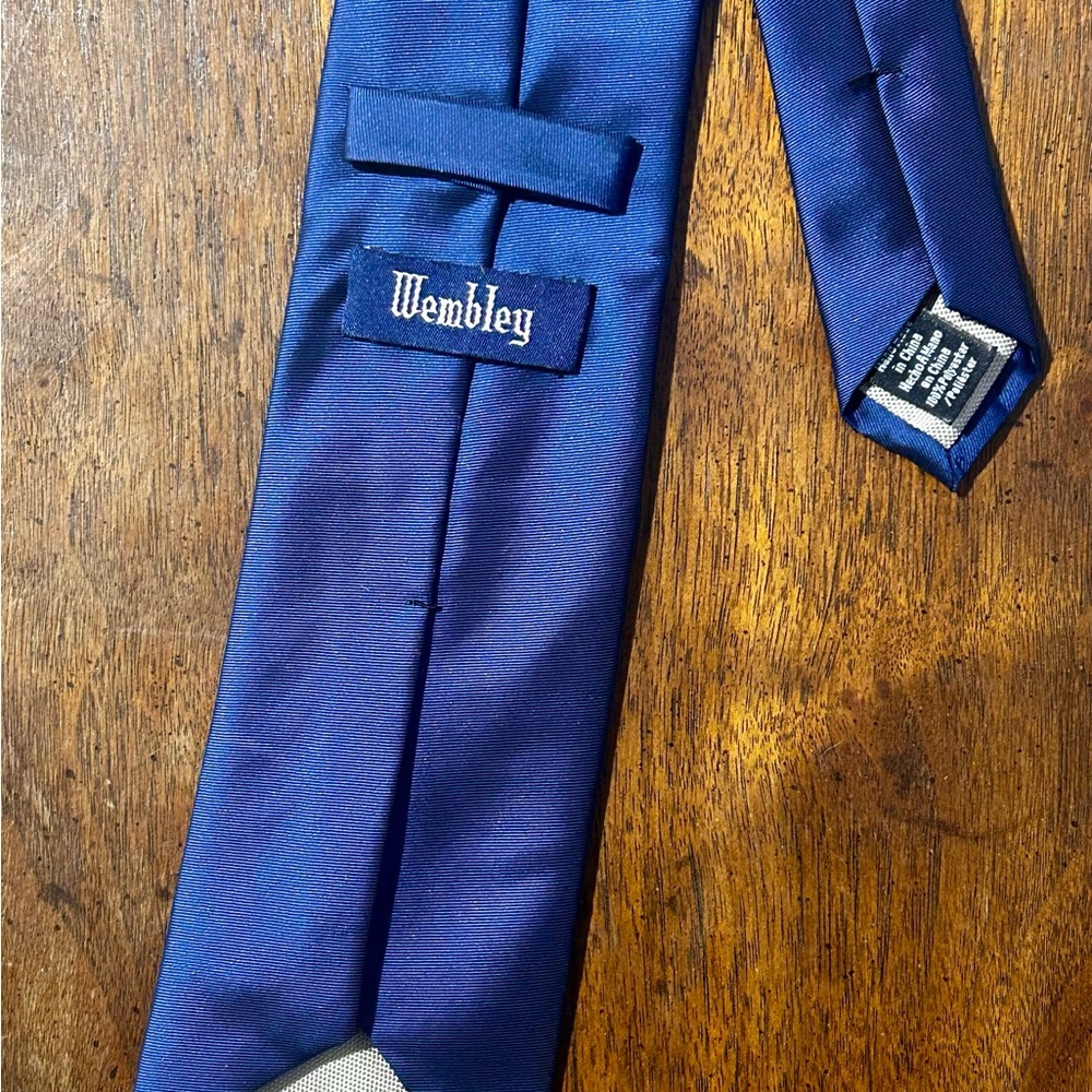 Vintage Wembley Navy Tie